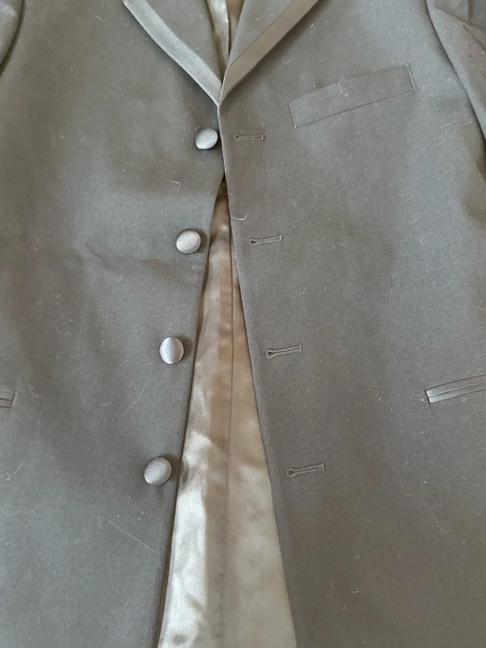 Oscar de la Renta formal black tuxedo jacket Size 16 B.